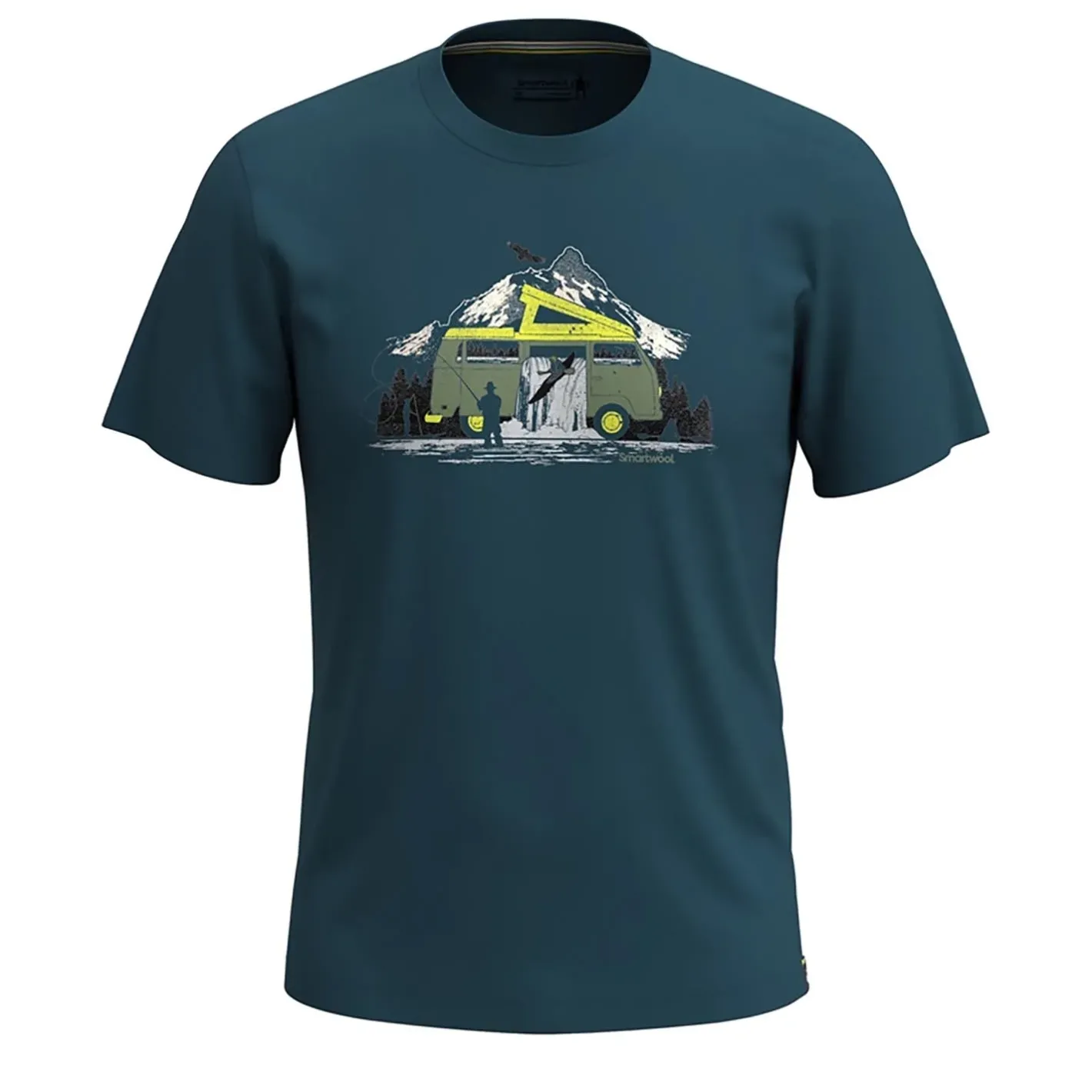 Et Grønnere Valg T-Shirts|T-Shirts<Smartwool River Van Graphic S/S Tee Slim Fit