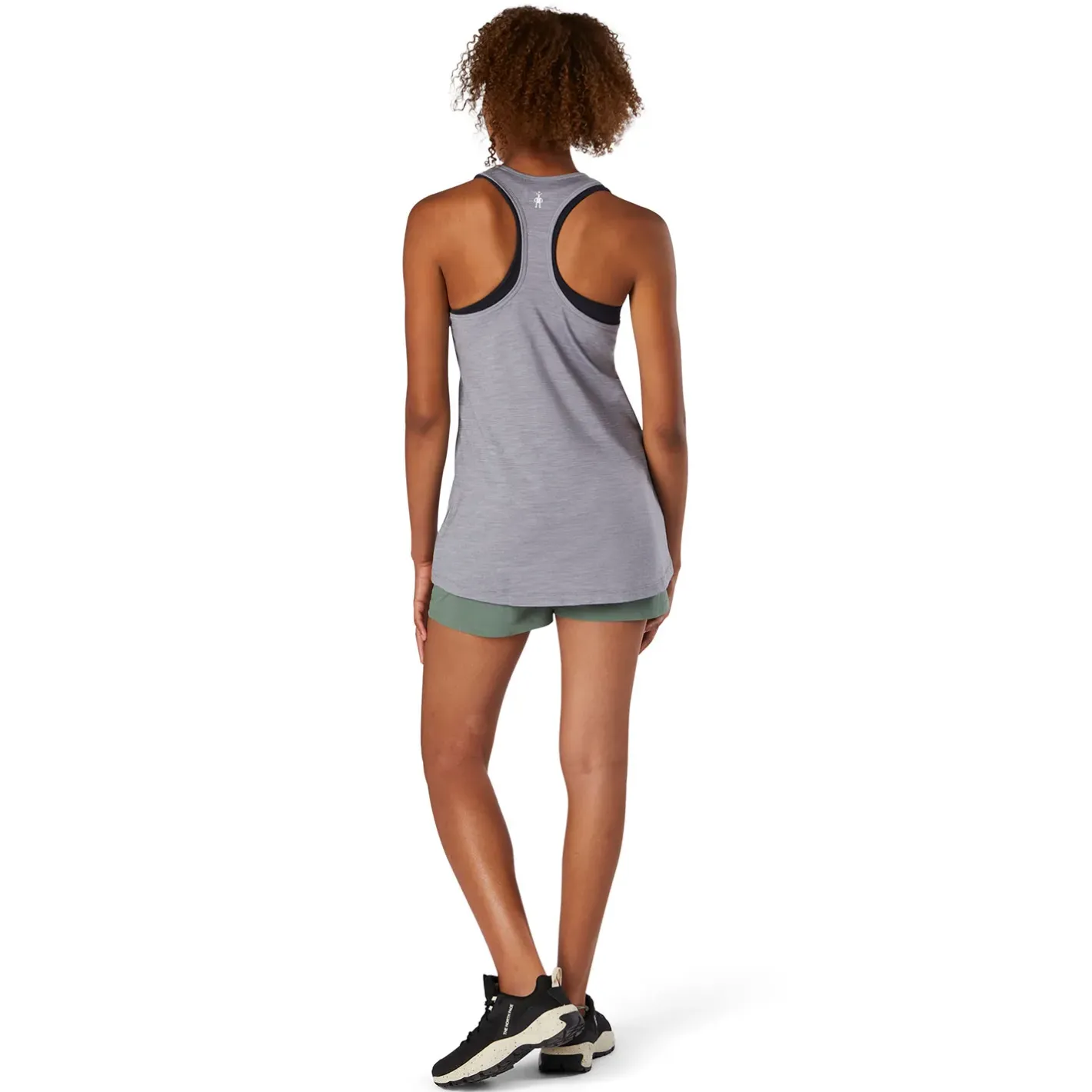 Smartwool Toppe<Womens Merino Sport 150 GFFG Grafic Tank Grå (LIGHT GRAY HEATHER)