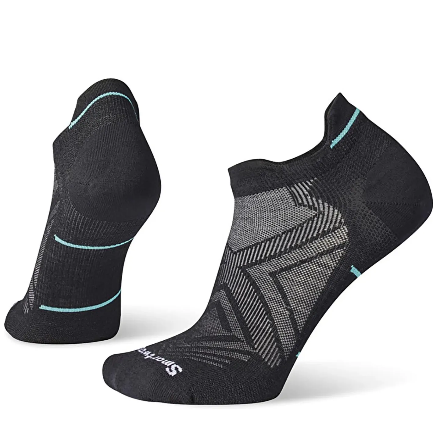 Smartwool Tekniske Sokker|Tekniske Sokker<Womens Run Zero Cushion Low Ankle Sort (BLACK)