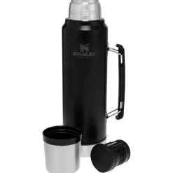 Stanley Termoflasker Og Termokopper<Classic Vacum Bottle 1,0L Sort (MATTE BLACK)