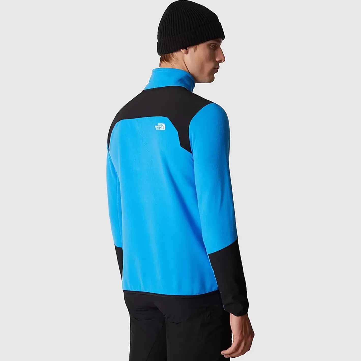 The North Face Sweaters Og Pullovers<Mens Glacier Pro 1/4 Zip Blå (OPTIC BLUE/TNF BLACK)