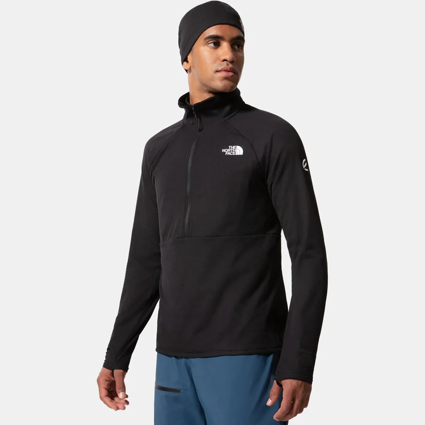 Et Grønnere Valg Sweaters Og Pullovers<The North Face Mens Summit Futurefleece Lt 1/2 Zip Sort (TNF BLACK)