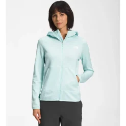The North Face Fleece- Og Uldtrøjer<Womens Canyonlands Hoodie Blå (SKYLIGHT BLUE WHITE HEATHER)