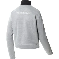 The North Face Sweaters Og Pullovers<Womens MA 1/4 Zip Fleece Grå (TNF LIGHT GREY HTHR/TNF BLACK)