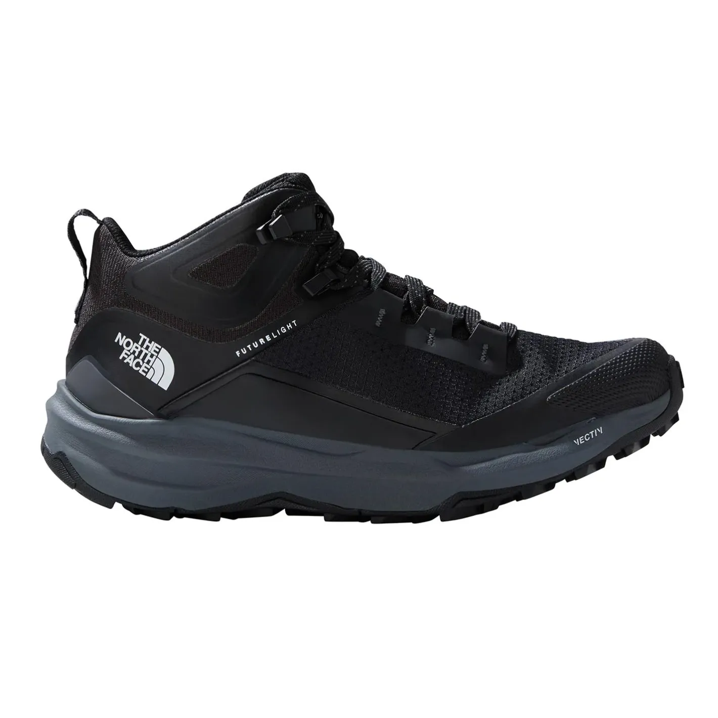 The North Face Vandresko|Vandresko<Womens Vectiv Exploris 2 Mid Futurelight Sort (TNF BLACK/VANADIS GREY)