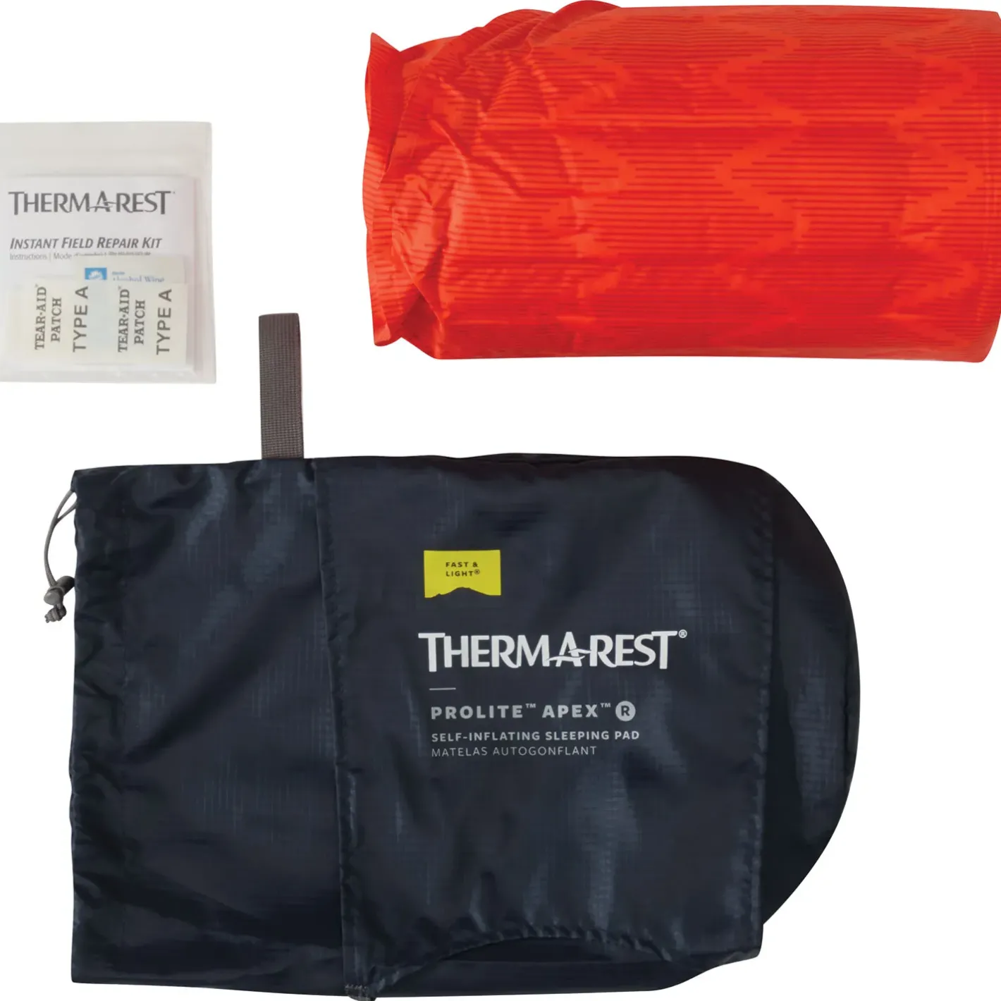 Therm-A-Rest Oppustelige Liggeunderlag<ProLite Apex Large Rød (HEAT WAVE)