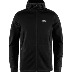 Tierra Fleece- Og Uldtrøjer<Mens Nallo Hood Full Zip Sort (BLACK)