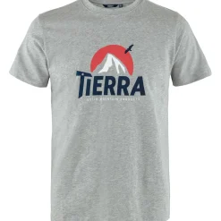 Et Grønnere Valg T-Shirts<Tierra Mens Organic Cotton Everest Tee Grå (GREY MELANGE)