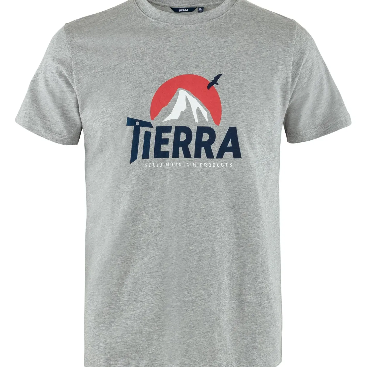 Et Grønnere Valg T-Shirts<Tierra Mens Organic Cotton Everest Tee Grå (GREY MELANGE)
