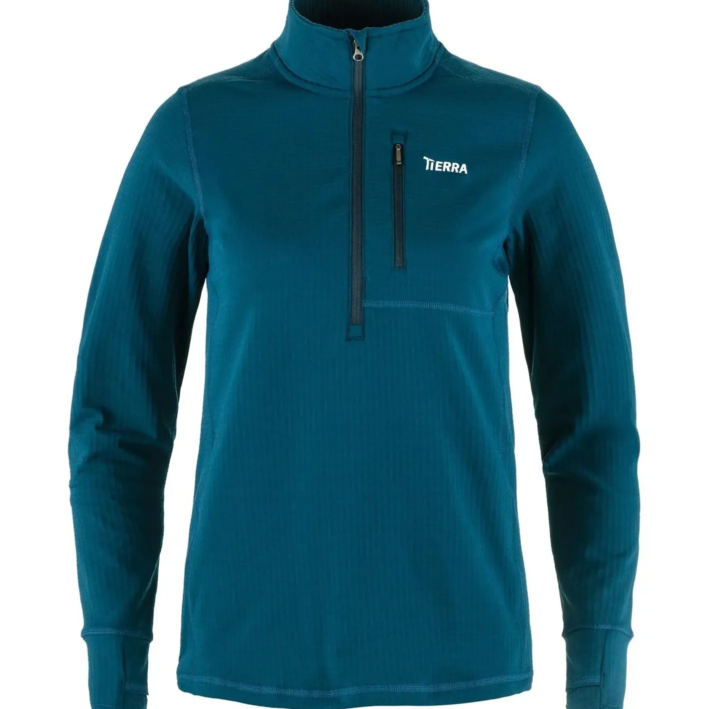 Tierra Sweaters Og Pullovers<Womens Nallo Half Zip Blå (DEEP SEA)