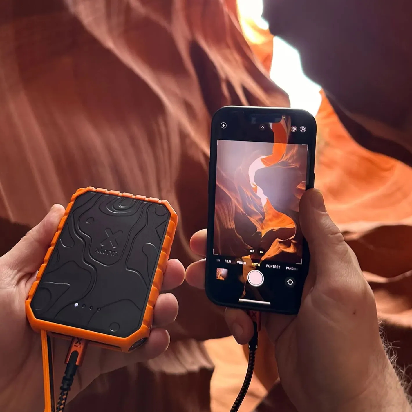 Xtorm Powerbanks Og Solceller<Rugged Power Bank 10000 Sort (BLACK/ORANGE)