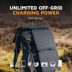 Xtorm Powerbanks Og Solceller<28W Foldable Solar Booster Sort (BLACK)