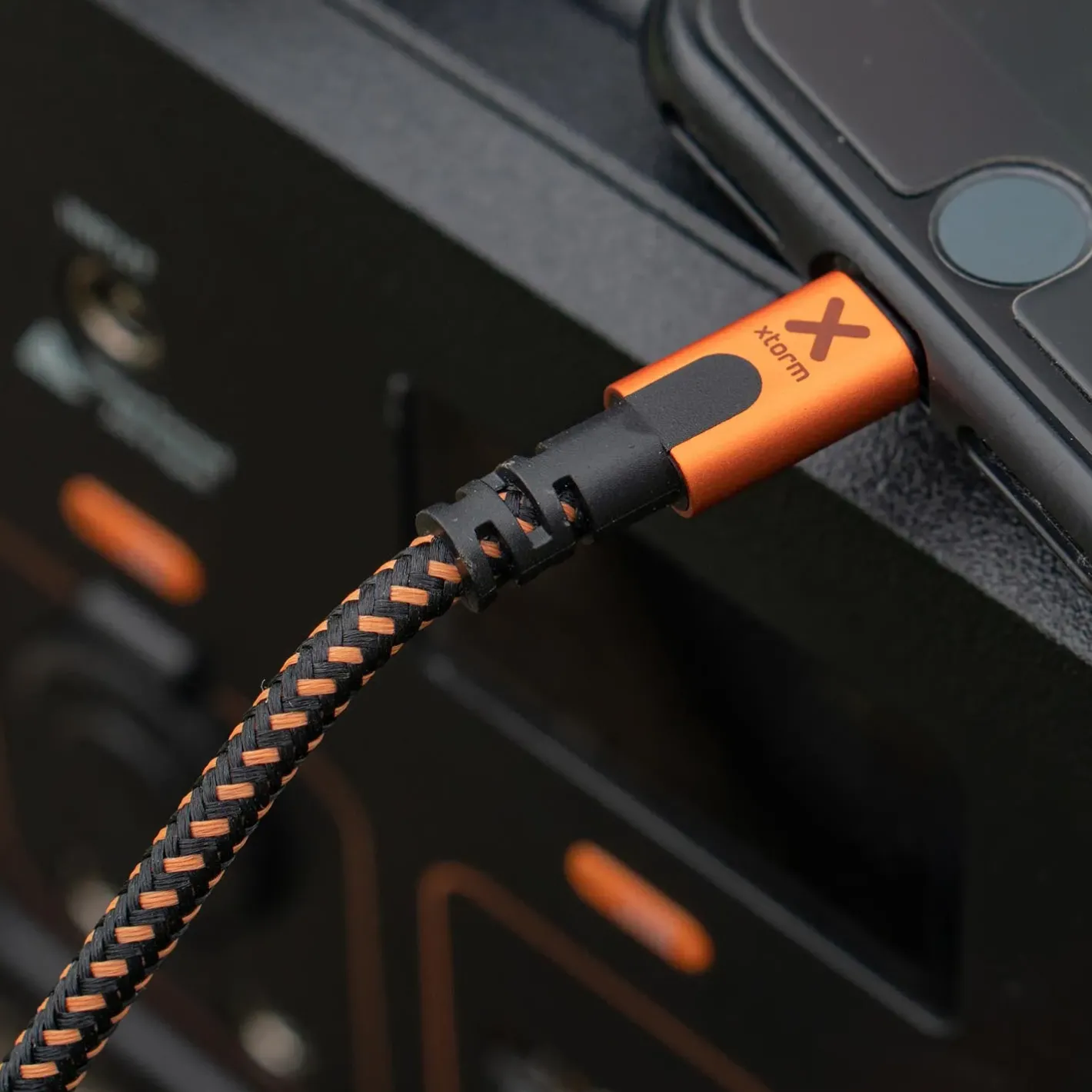 Xtorm Tilbehør Til Elektronik<Xtreme USB To Lightning Cable (1,5m) F20 Sort (BLACK/ORANGE)