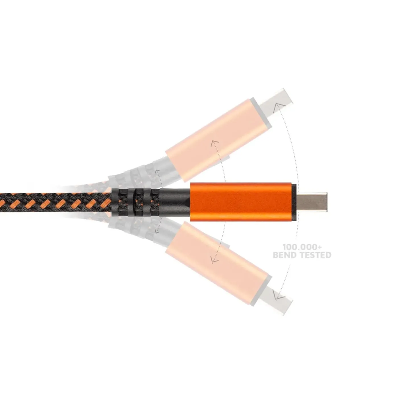 Xtorm Tilbehør Til Elektronik<Xtreme USB To Lightning Cable (1,5m) F20 Sort (BLACK/ORANGE)